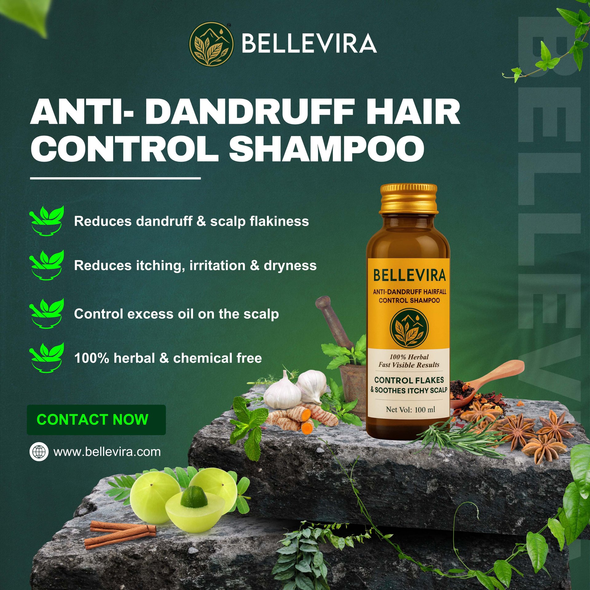 Anti Dandruff Hairfall Control Shampoo