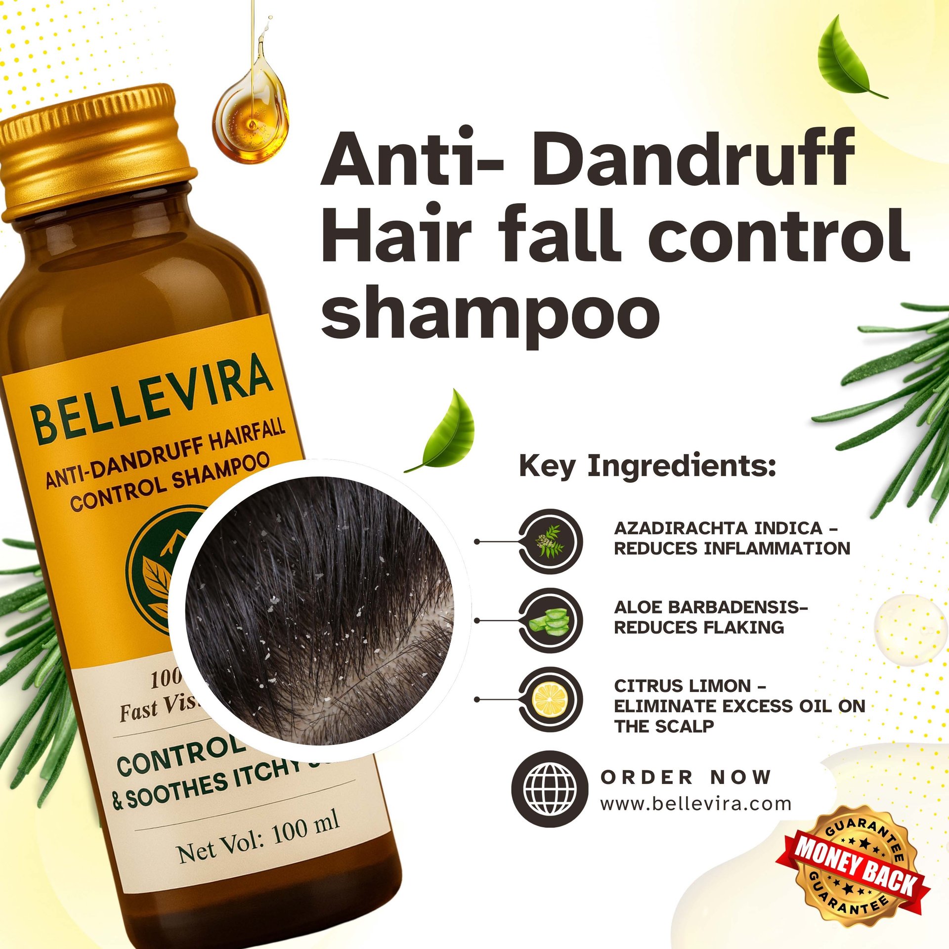 Anti Dandruff Hairfall Control Shampoo