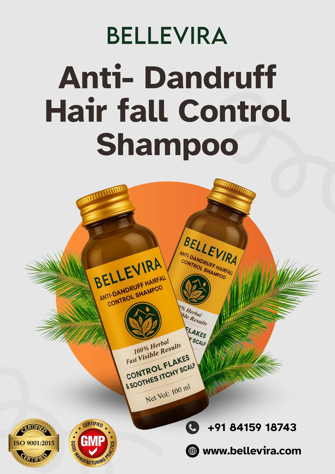 Anti Dandruff Hairfall Control Shampoo